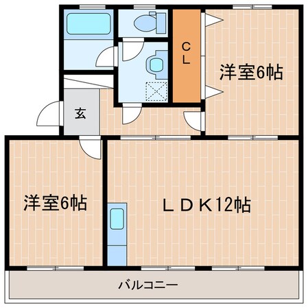 掛川駅 徒歩12分 3階の物件間取画像